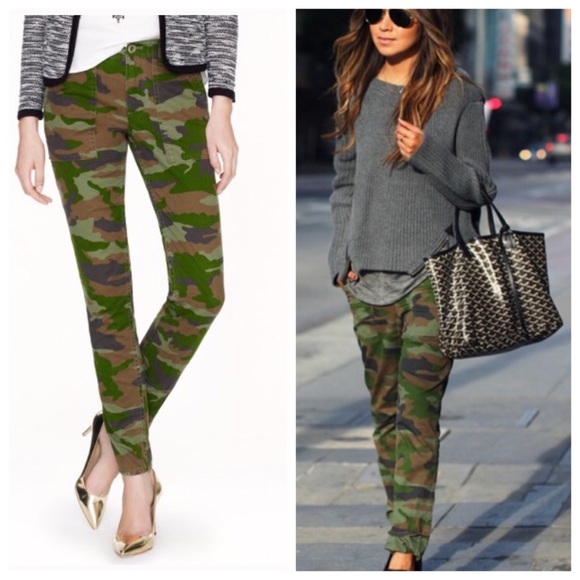 j crew camouflage pants